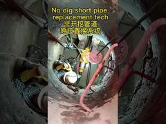 Buitensluitingsinstallatie voor het vervangen van korte pijpleidingen